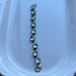 Catherine Popesco Light Green Gemstone Bracelet
